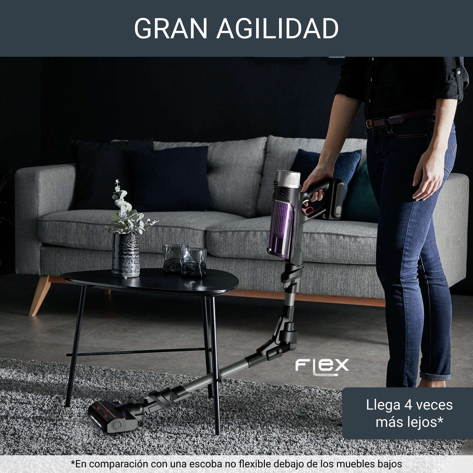 X-Force Flex 9.60, Aspiradora sin cable, 100 airwatts, 1,1 kg, Allergy Care