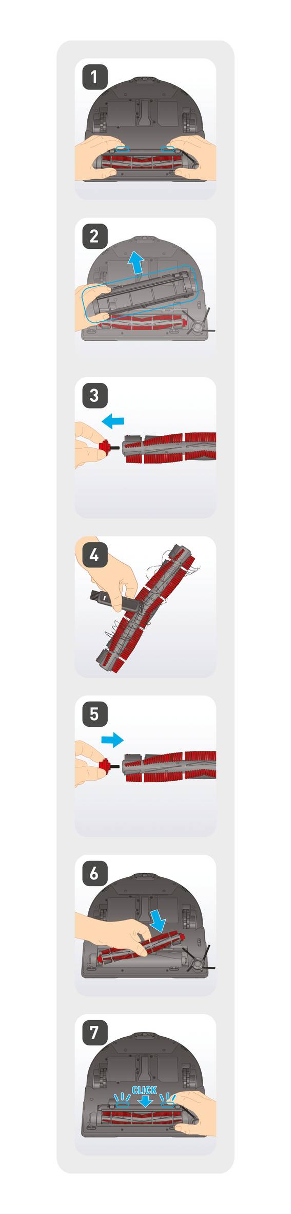 Cepillo eléctrico para mascotas ZR294003