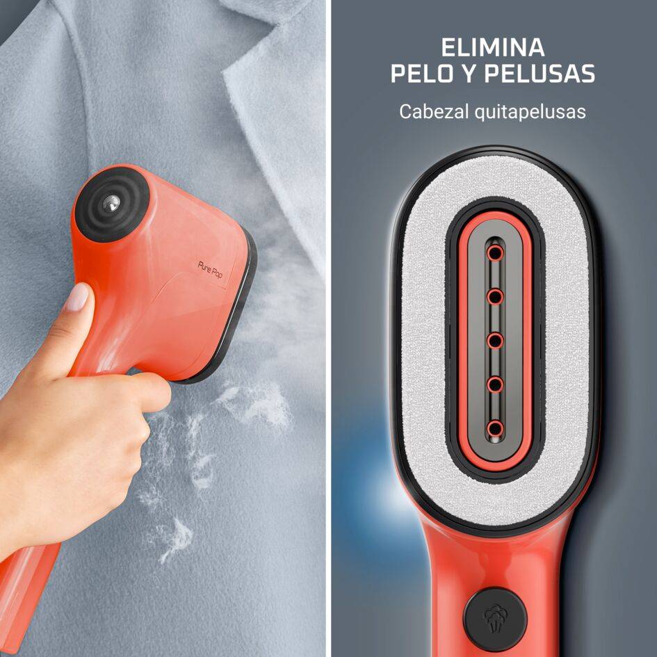 Pure Pop Rojo, Cepillo de vapor, Salida de vapor 20 g/min