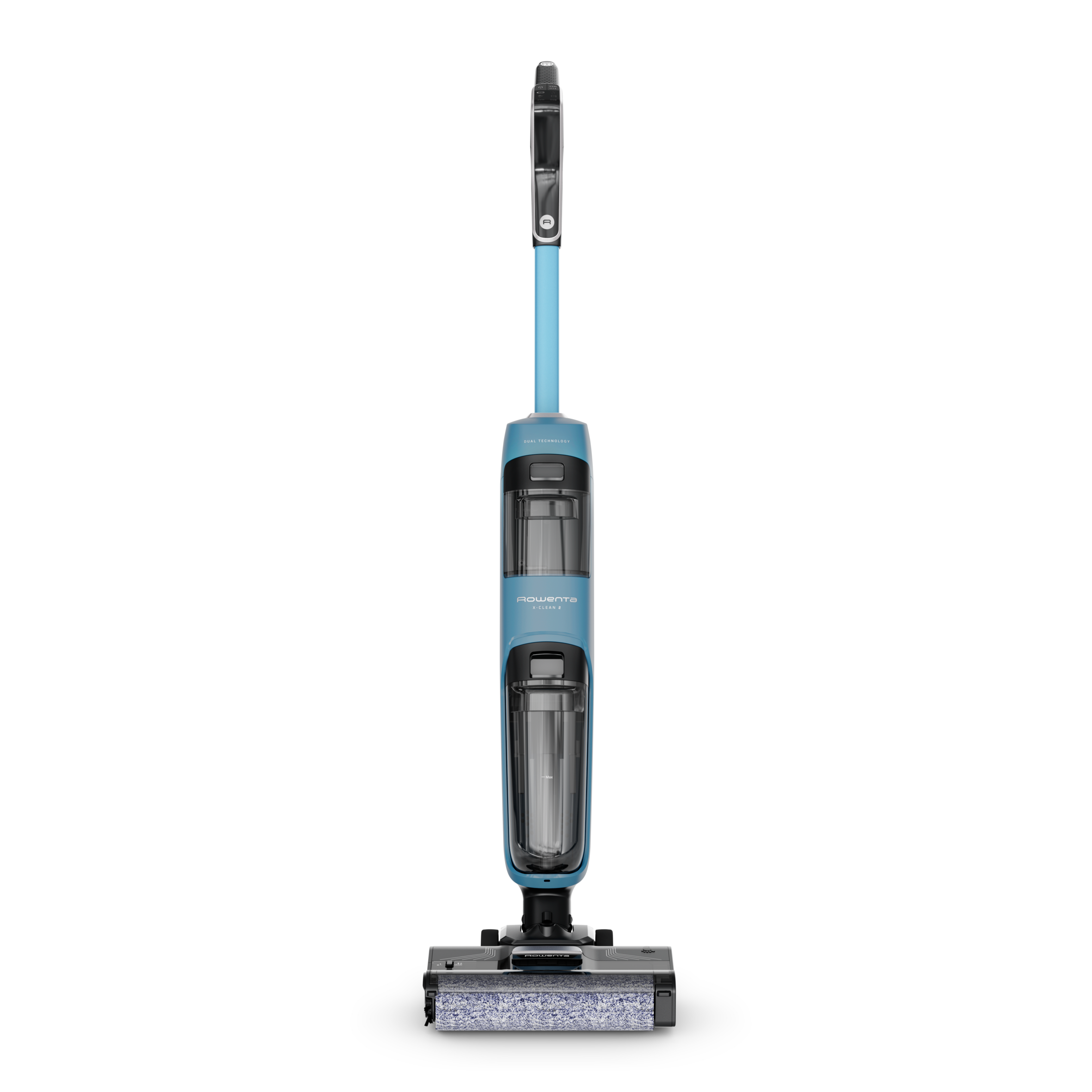 X-Clean 2 de Rowenta, Fregona eléctrica, tecnología wet & dry 2 en 1, modos ECO/MAX, ligera, limpieza de bordes, autolimpieza