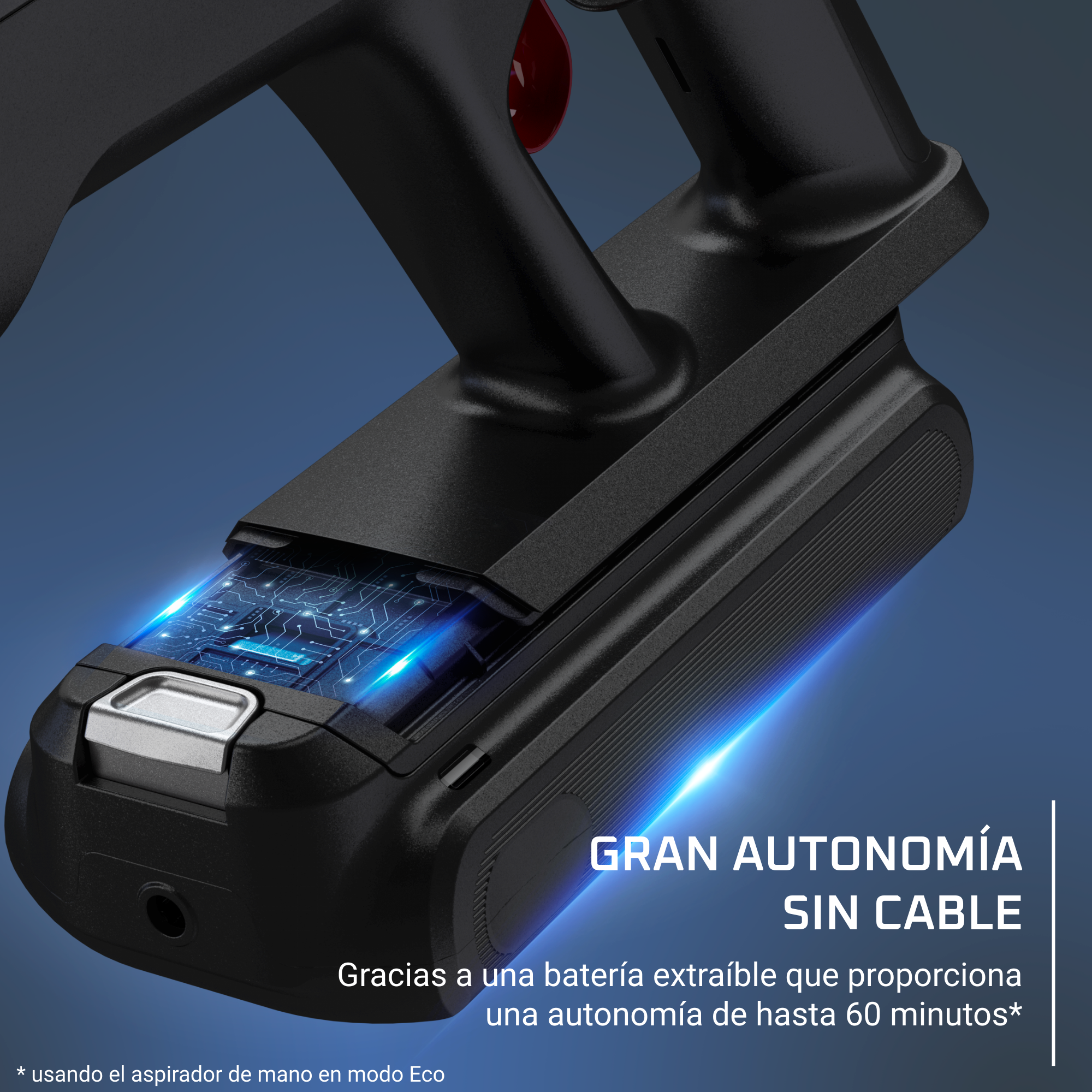 X-Force Flex 13.60 de Rowenta, Aspiradora escoba sin cable, 2 en 1, 60 min de autonomía, Modelo Animal Aqua, 150 airwatts, Potencia de limpieza extrema