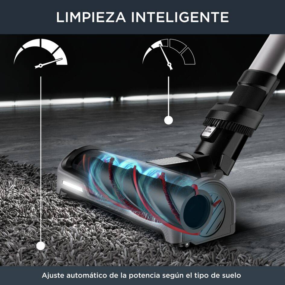 X-Force Flex 14,60 Animal Care de Rowenta, Aspiradora sin cable, 200 airwatts, 0,9 L, Pantalla Smart Control, Sistema Flex, Animal Kit