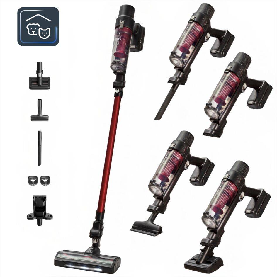 X-Pert 7.60, Aspiradora escoba sin cable, 140&nbsp;W de potencia, ultraligera, Batería de larga duración, Modelo Animal