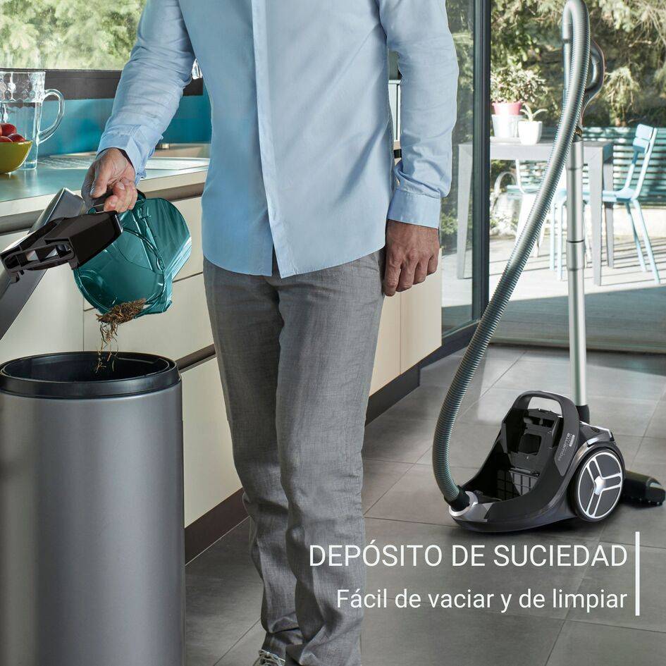 Silence Force Cyclonic, Aspiradora sin bolsa, Motor Effitech, Bajo Consumo, 2,5 L