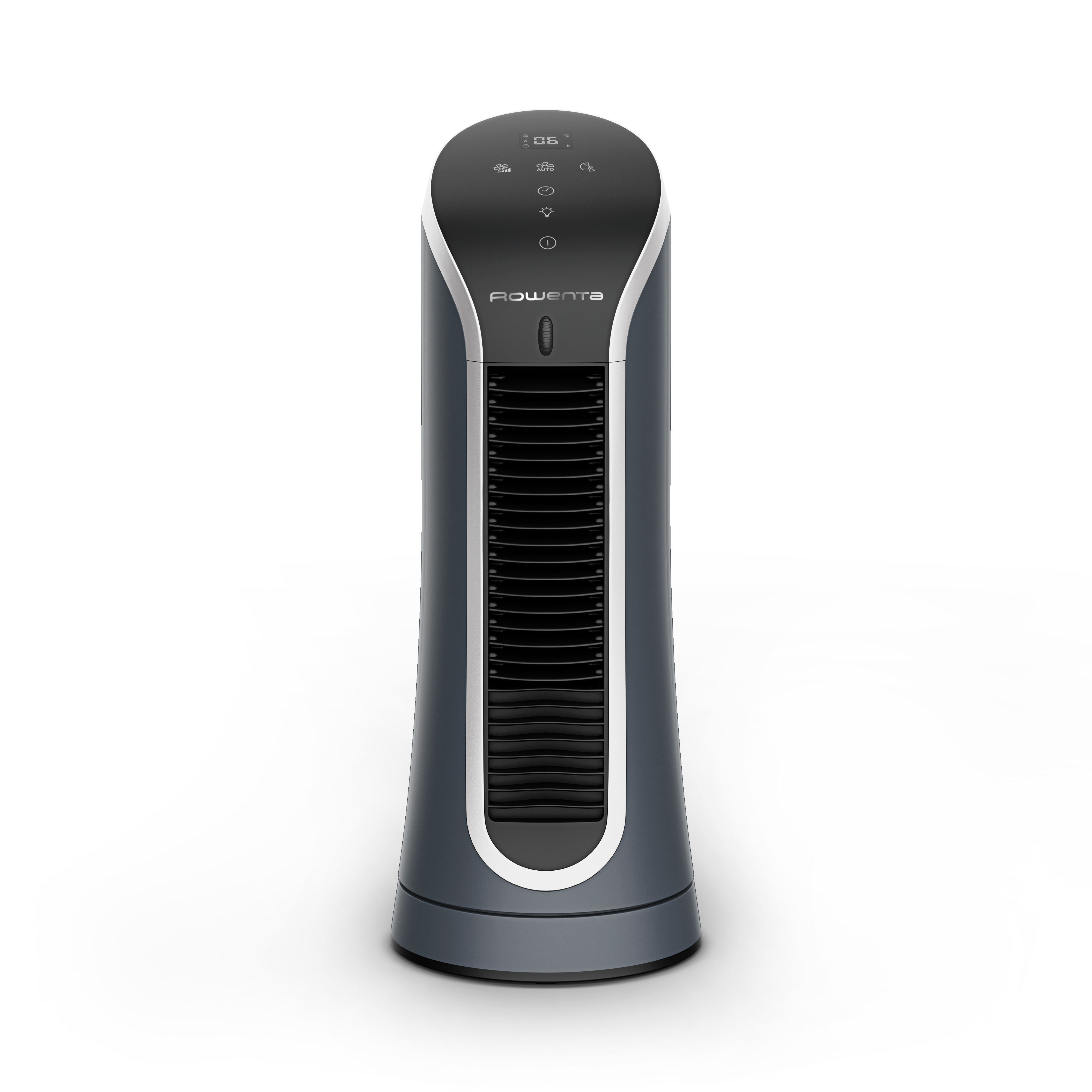 Eole Compact de Rowenta, miniventilador de torre, frescor excepcional, confort silencioso, pantalla led y temporizador