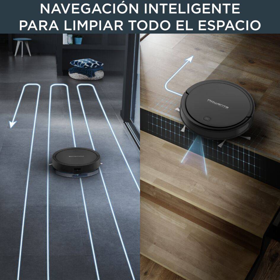 X-Plorer serie 50 de Rowenta, Robot aspirador, Navegación Inteligente, Acción de Limpieza 4 en 1, Animal Care