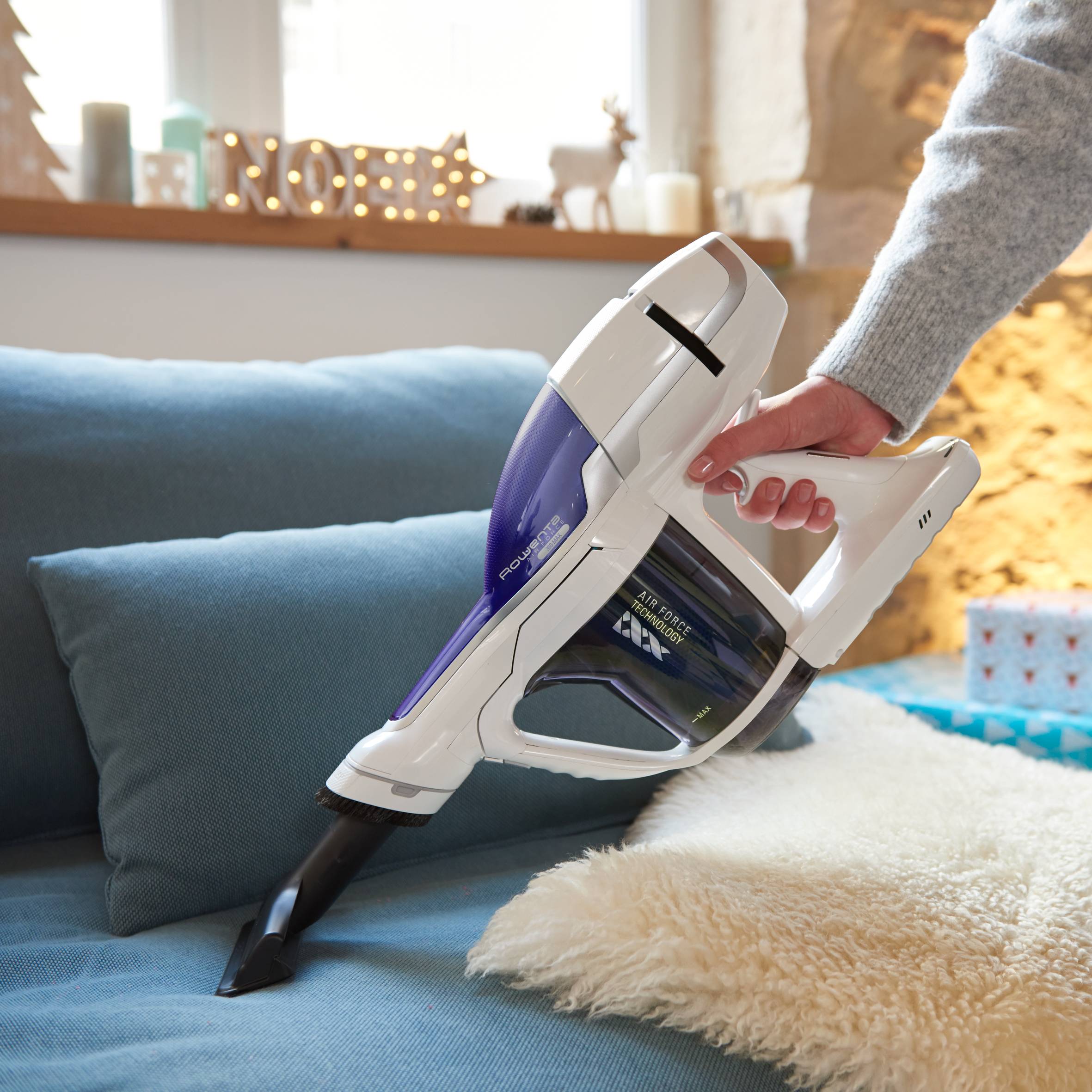 AIR FORCE 360 MAX AZUL Y BLANCO + 2 ACCESORIOS