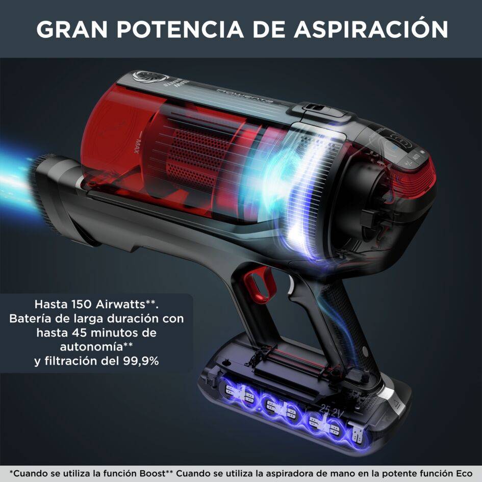 X-Force Flex 12.60, Aspiradora sin cable, 150 airwatts, Depósito 0,9 L, Animal Care