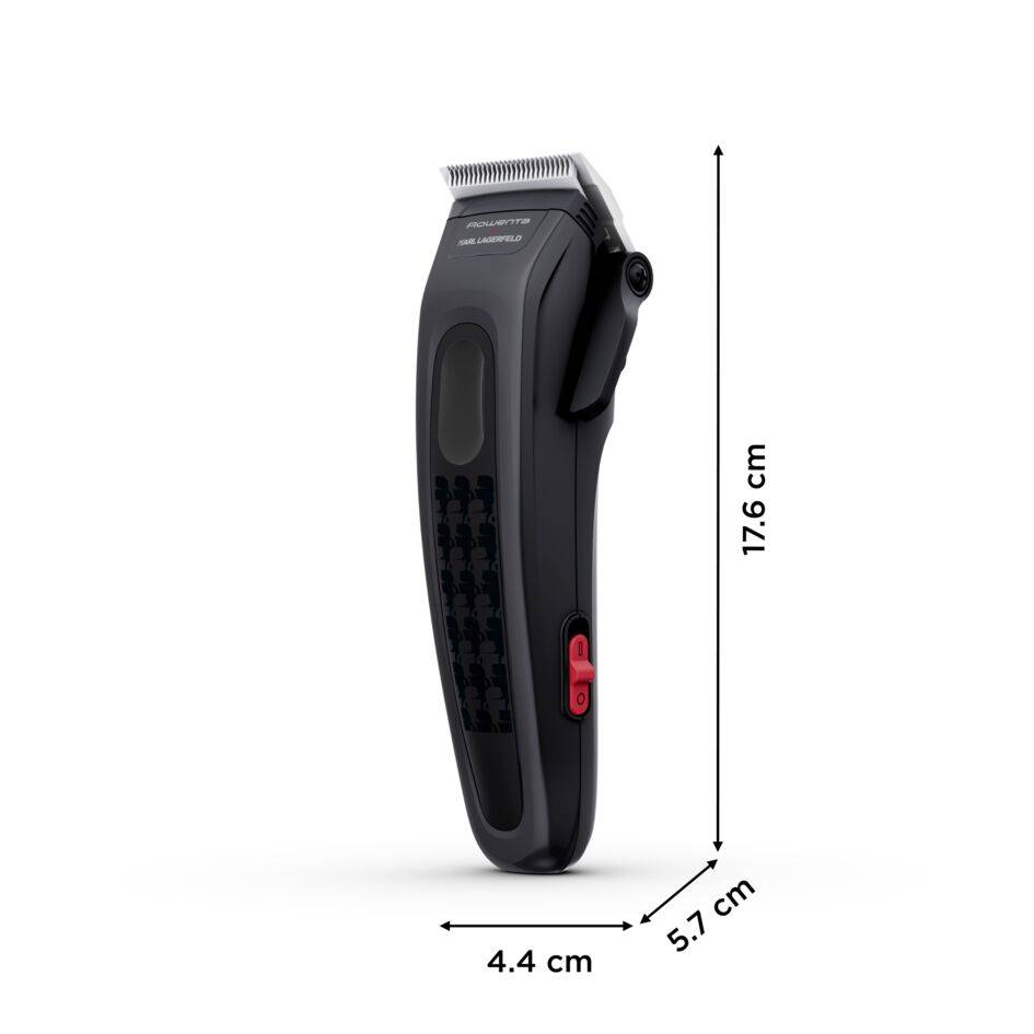 Perfect Line Karl Lagerfed x Rowenta, Cortapelos, 28 ajustes, motor profesional,  2,5 h de autonomía