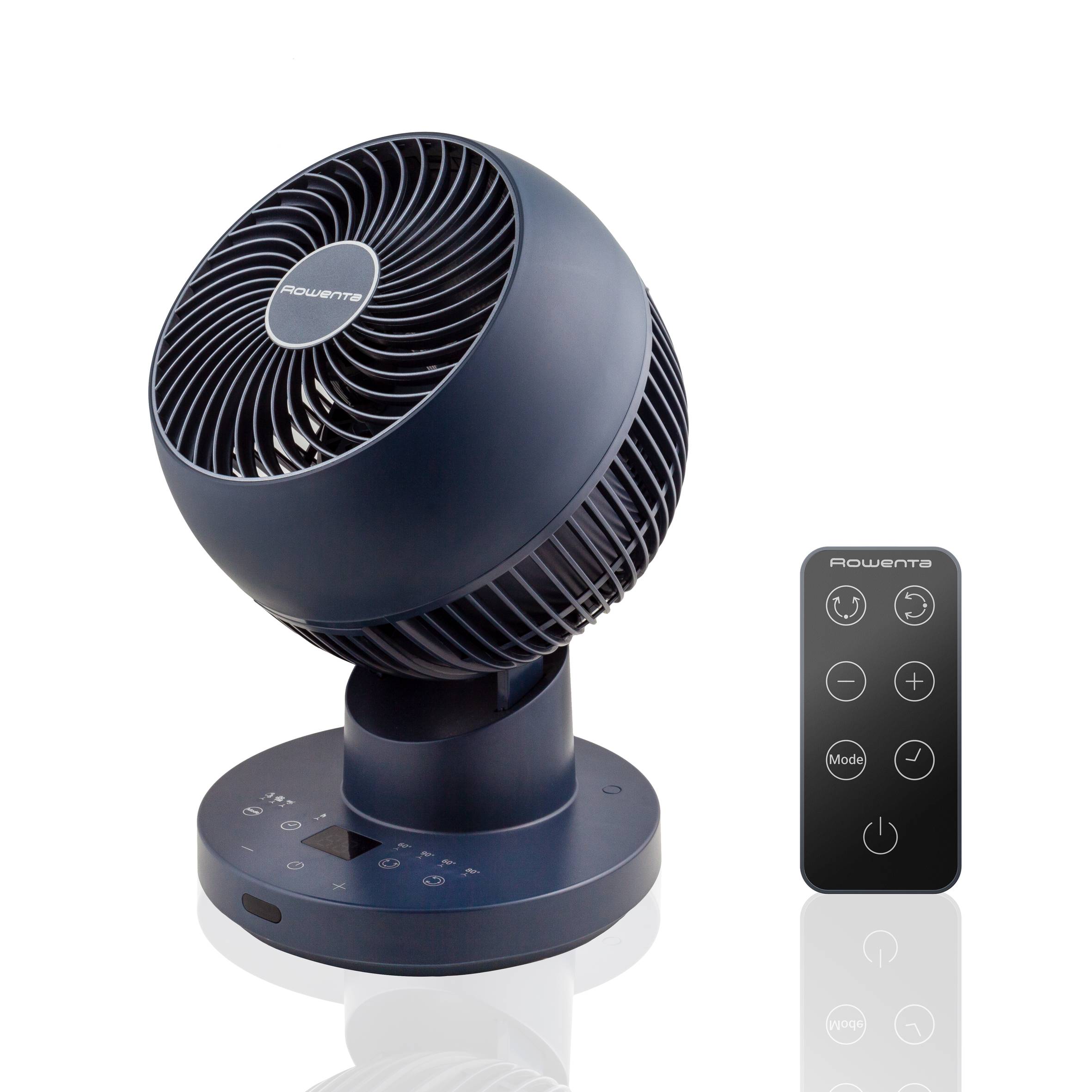 Turbo Silence Compact 3D Desk, Ventilador De Mesa, Refrescamiento Intenso, Oscilación Automática