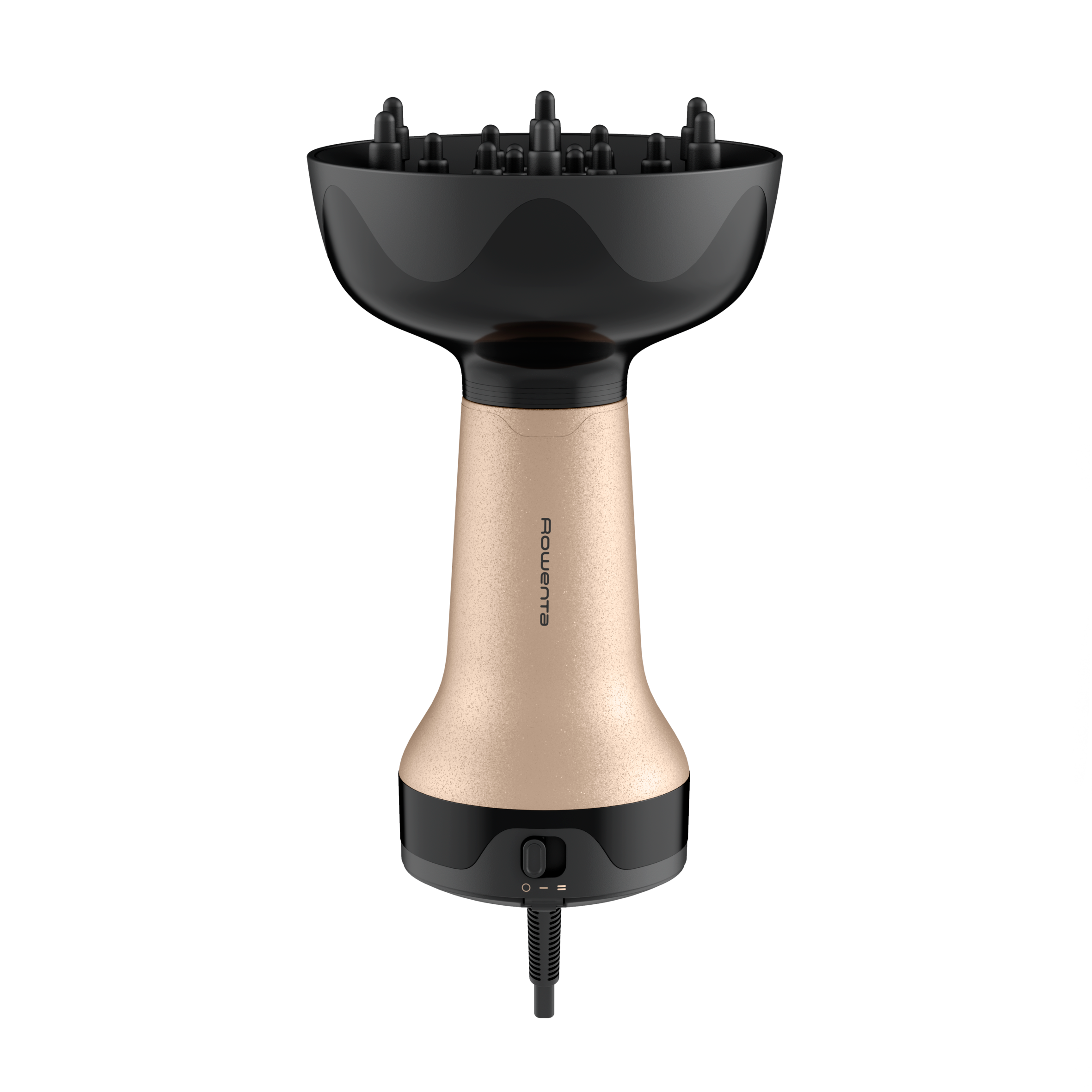 Curl Harmony de Rowenta, Difusor de aire caliente, 3 en 1, Para cabellos rizado, Diseño ergonómico, 3 accesorios y neceser