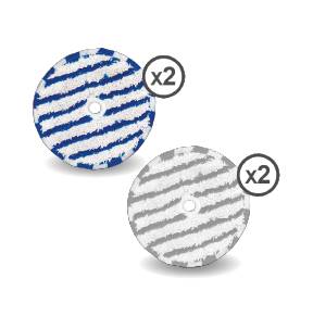 Mopas de microfibra x4 ZR009503 para cabezal Aerospin