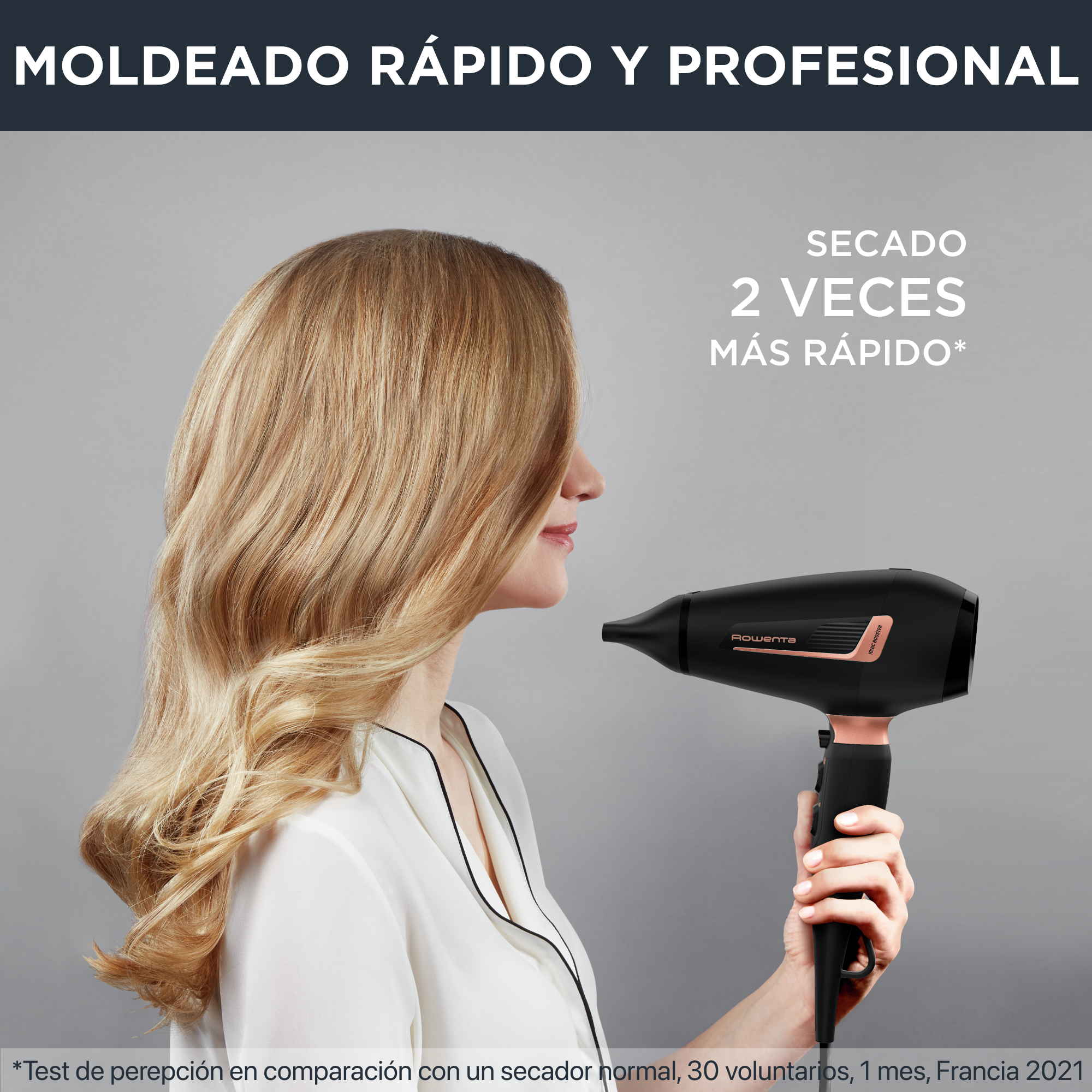 Pro Expert, Secador de pelo, Motor AC, 2200 W, Tecnología iónica