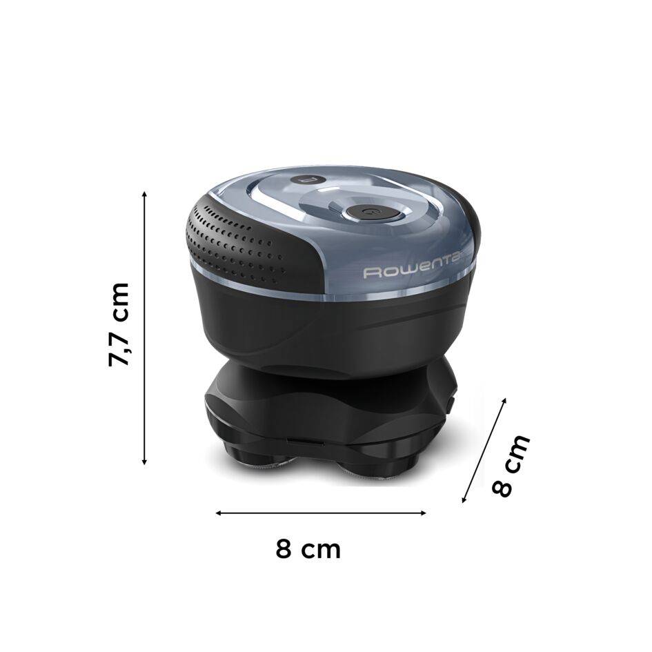 Afeitadora de Cabeza Barber Experience 5 cabezales con cuchillas de recubrimiento de titanio, apura hasta 0,1 mm, autonomía de 80 min, resistente al agua, cuchillas flexibles, neceser de viaje