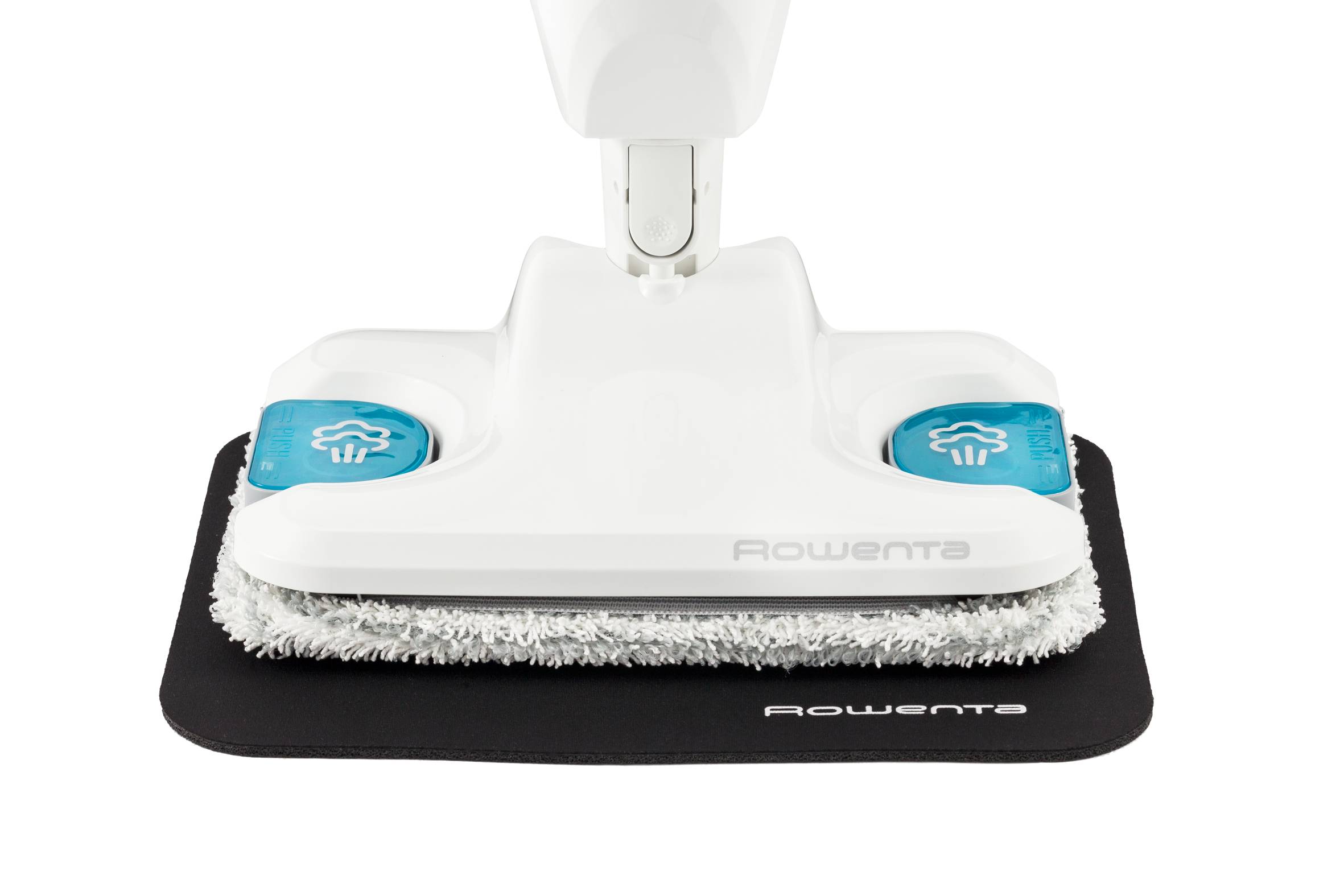 Steam Power, mopa de vapor, blanco y plateado