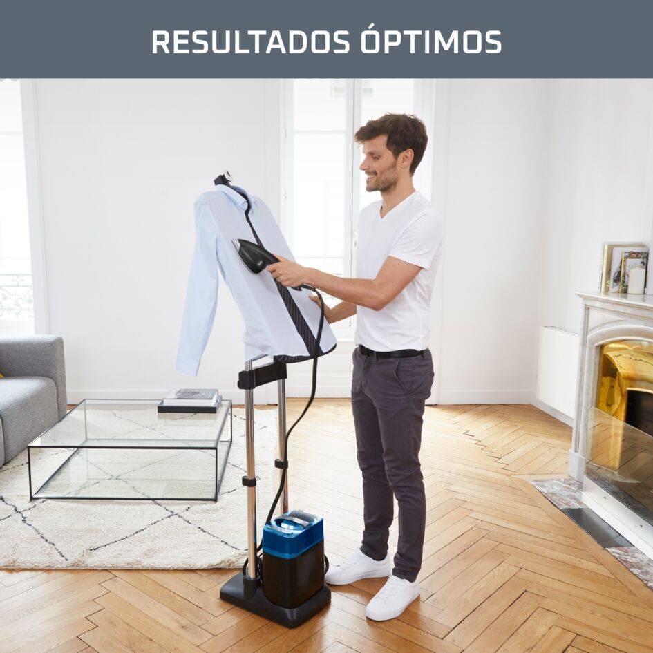 Ixeo Power, Solución de planchado, Smart Board de 3 posiciones, 5,8 bares, Golpe de 200 g/min, Azul