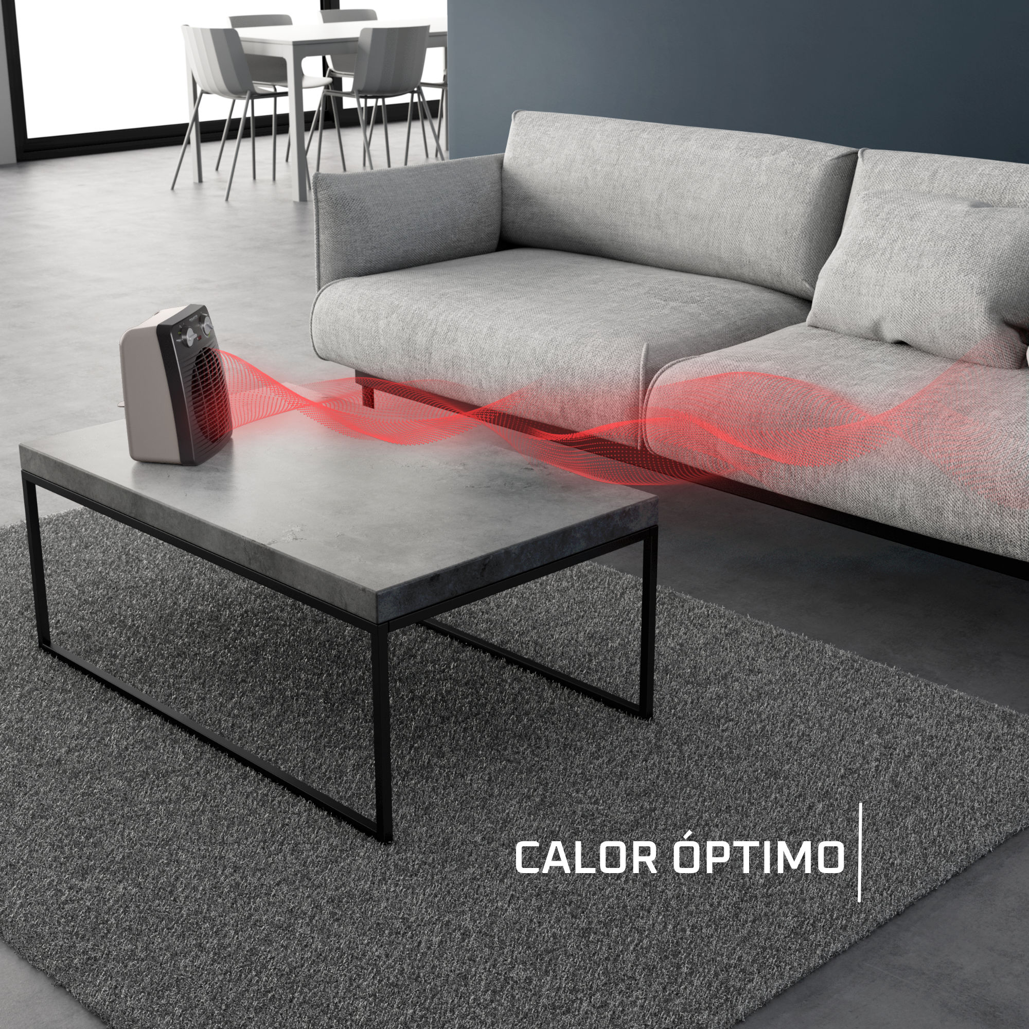 Compact Power, Calefactor, 2000 W   