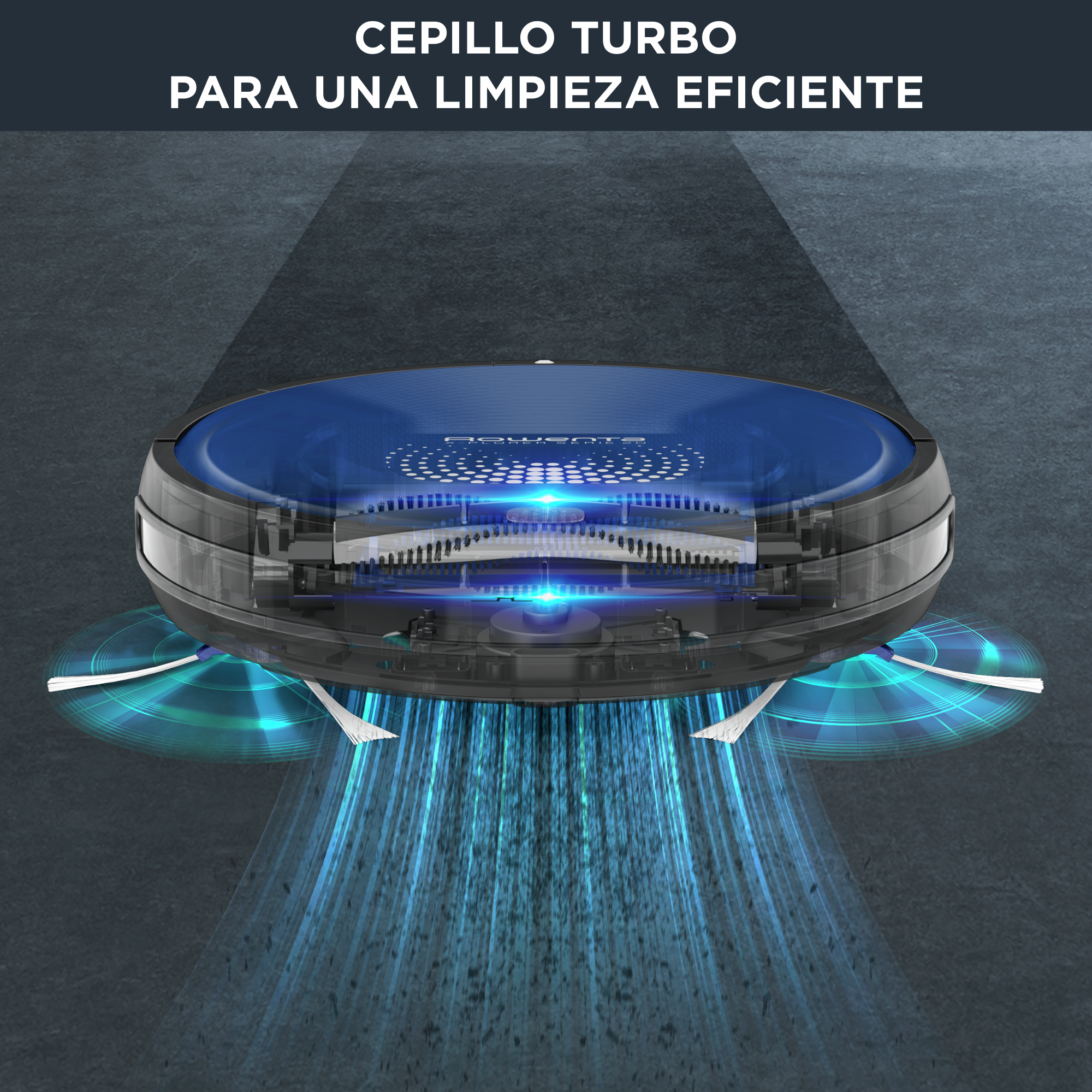  X- Plorer Serie 20 de Rowenta con mopa y depósito de agua: cepillo activo motorizado, 3 modos de navegación, sensores avanzados, batería de litio duradera de 150 min, RR6871WH</p>