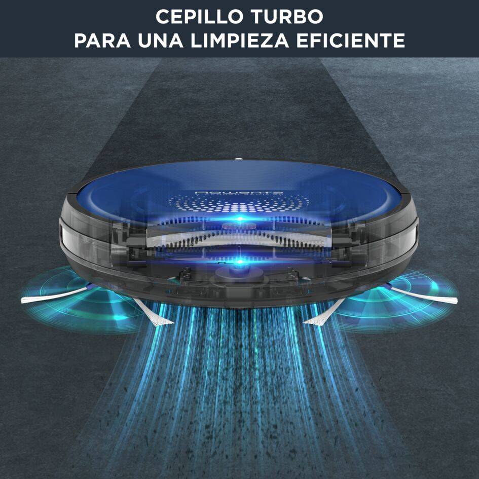 X- Plorer Serie 20 de Rowenta con mopa y depósito de agua: cepillo activo motorizado, 3 modos de navegación, sensores avanzados, batería de litio duradera de 150 min, RR6871WH</p>