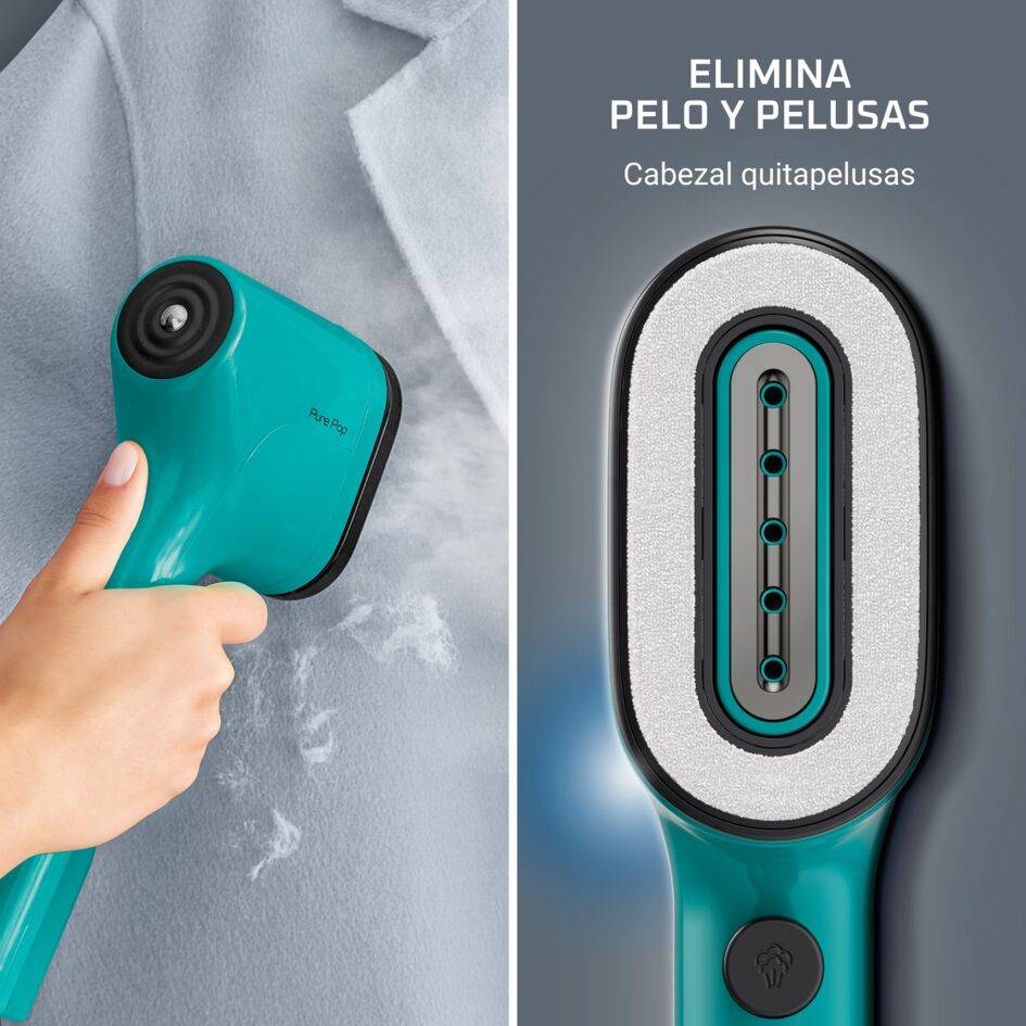 Pure Pop Verde de Rowenta, Plancha vertical, Salida de vapor 20 g/min