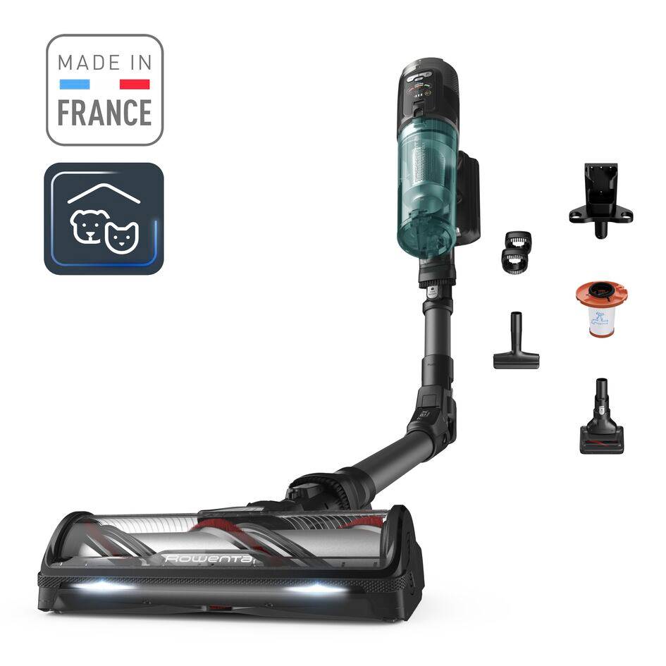 X-Force Flex 12.60 Neo de Rowenta, Aspiradora Escoba Sin Cable, Modelo Surface, Potencia de Limpieza Profunda