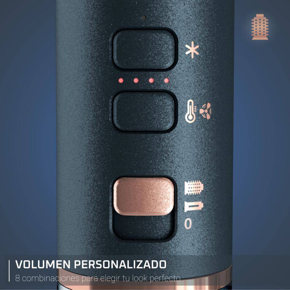 Air Rotate de Rowenta, Cepillo de aire caliente giratorio, Cerdas naturales, Motor de alta velocidad, 160 km/h