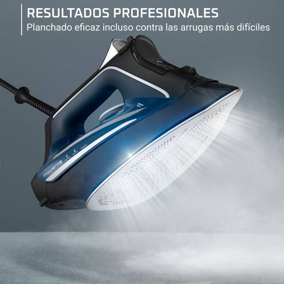 Pro Master de Rowenta, Plancha de vapor  2800&nbsp;W, Golpe de Vapor de 200&nbsp;g/min, Potente Distribución del Vapor y Punta de Alta Precisión, Resultados Profesionales