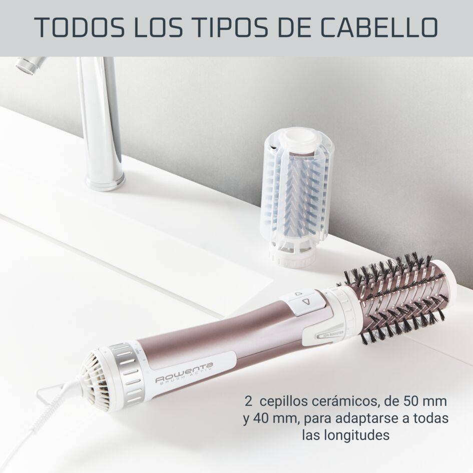 Activ Premium Care, Cepillo secador, Moldea, Tecnología iónica, 2 cabezales