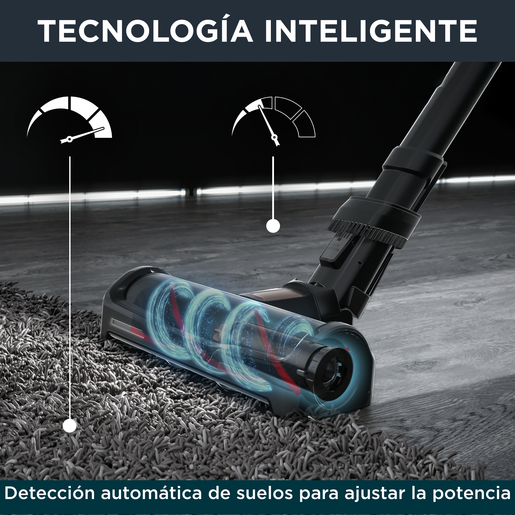 X-Force Flex 15.60, Aspiradora sin cable, 230 airwatts, Batería 32,4 V, Hasta 1 hora y 25 minutos de Autonomía