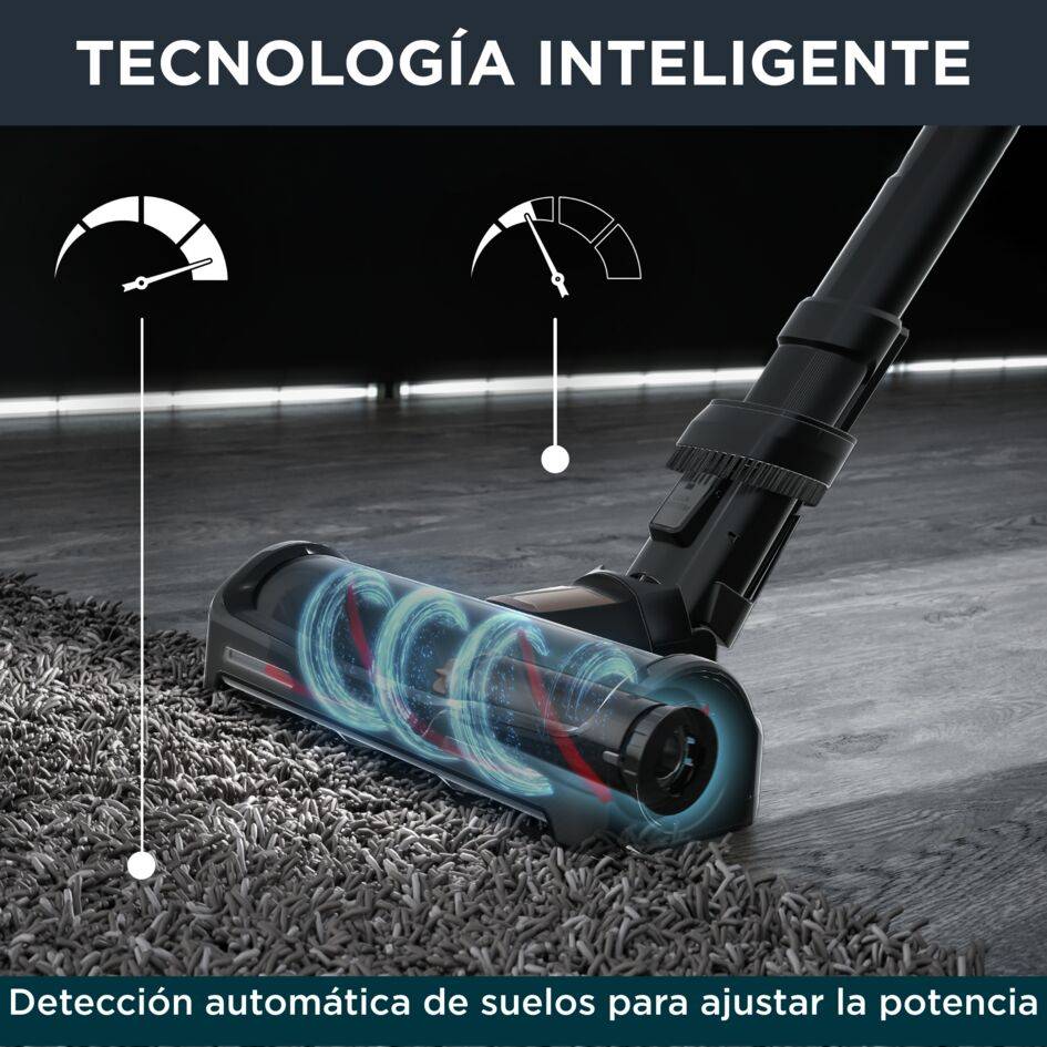 X-Force Flex 15.60 de Rowenta, Aspiradora Escoba Sin Cable, 230 AW, 1 h 25 min Autonomía, Animal Care