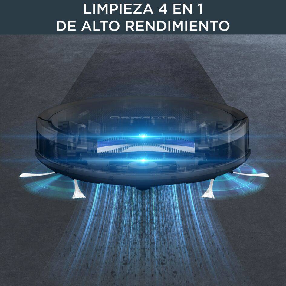 X-Plorer serie 50 de Rowenta, Robot aspirador, Navegación Inteligente, Acción de Limpieza 4 en 1, Animal Care