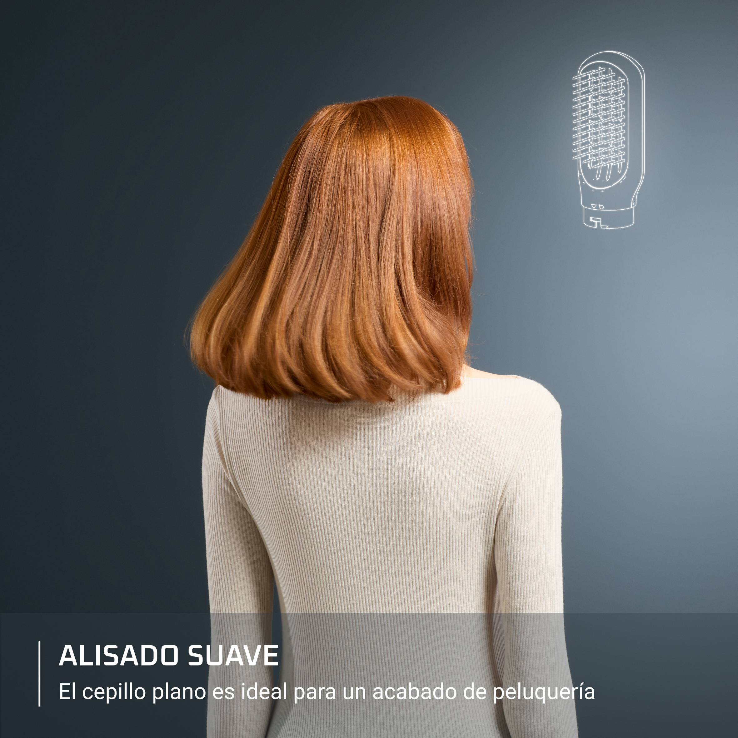 Air Shape de Rowenta, Moldeador de cabello, 4 cabezales distintos, Motor digital de alta velocidad, Hasta 150 km/h, Resultados duraderos