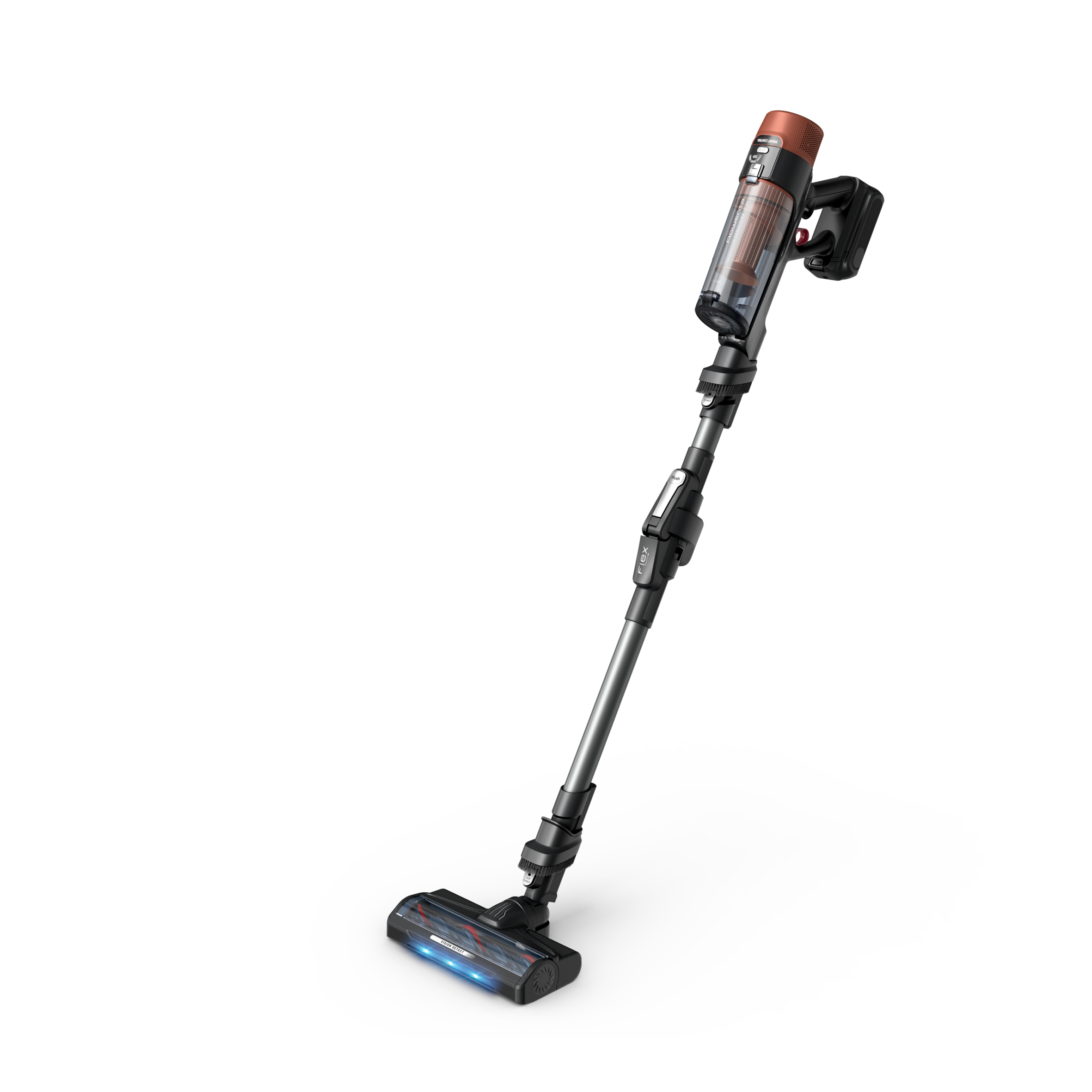 X-Force Flex 10.80 de Rowenta, Aspiradora Sin Cable,120 AW, con LEDs azules, potencia de succión de hasta 120 AW, Modelo Animal Care