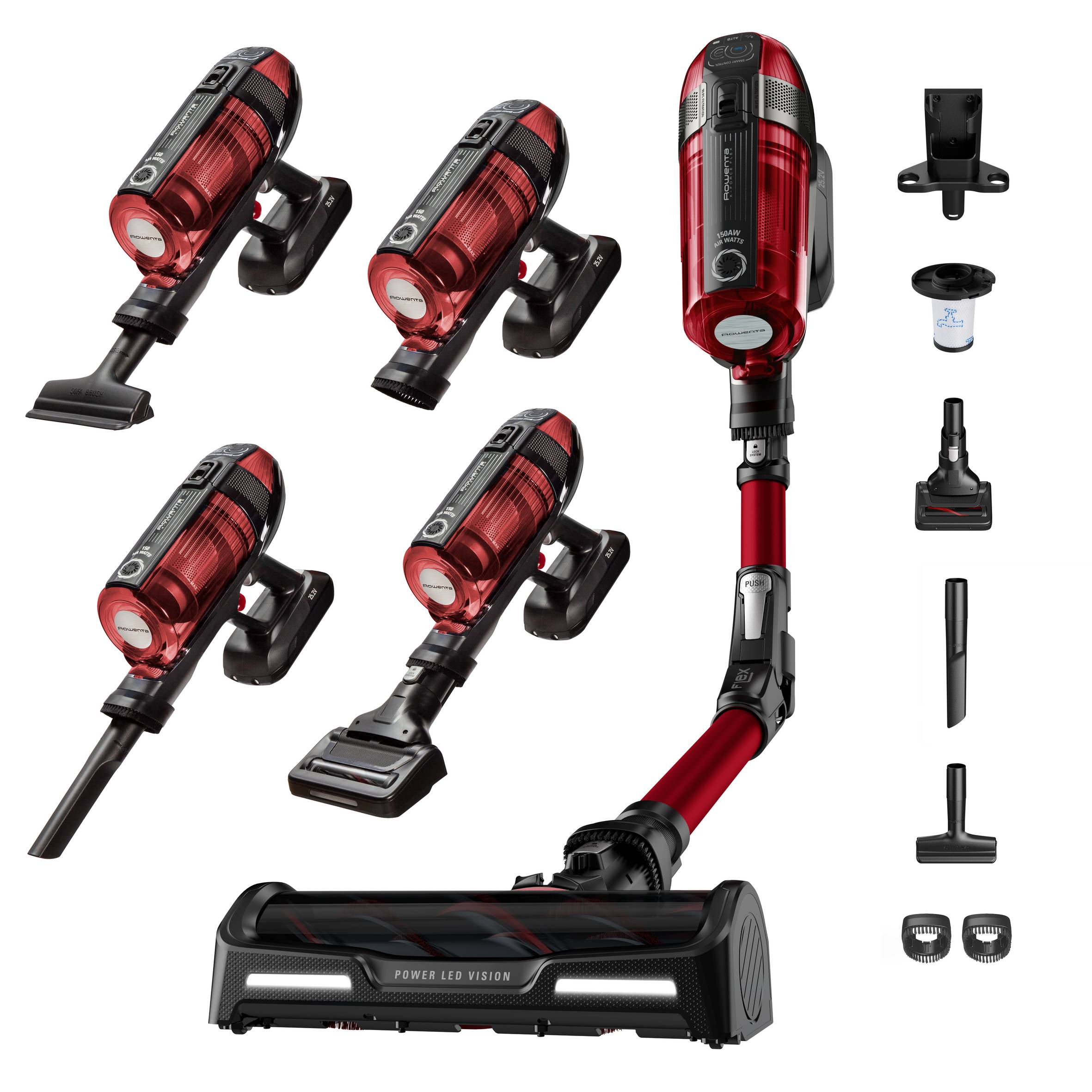 X-Force Flex 12.60, Aspiradora sin cable, 150 airwatts, Depósito 0,9 L, Animal Care