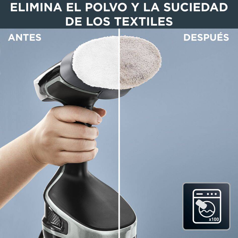 Access Steam Force de Rowenta, Plancha vertical, Salida de vapor de 30 g/min, Golpe de vapor, Negro