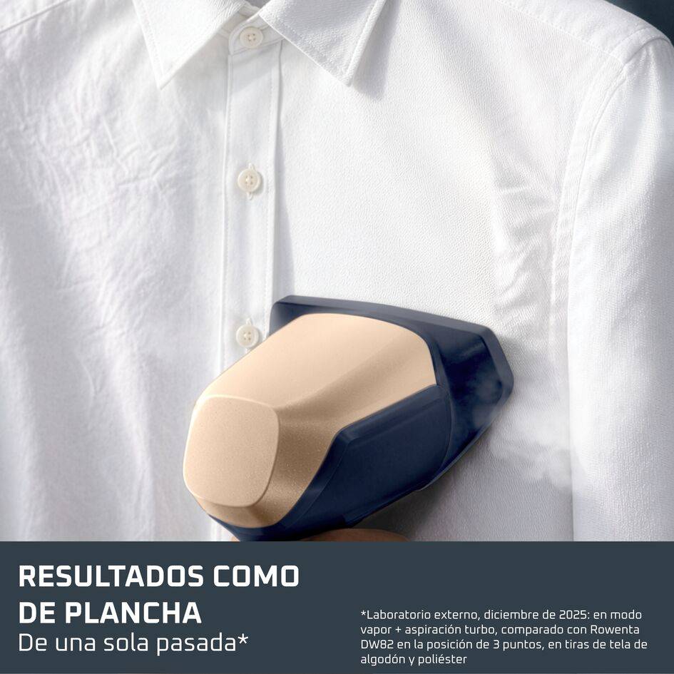 AeroSteam Elite de Rowenta, Plancha 2 en 1, con Vapor y Succión, Depósito Extraíble de 200 ml, Interfaz Táctil con 3 Modos