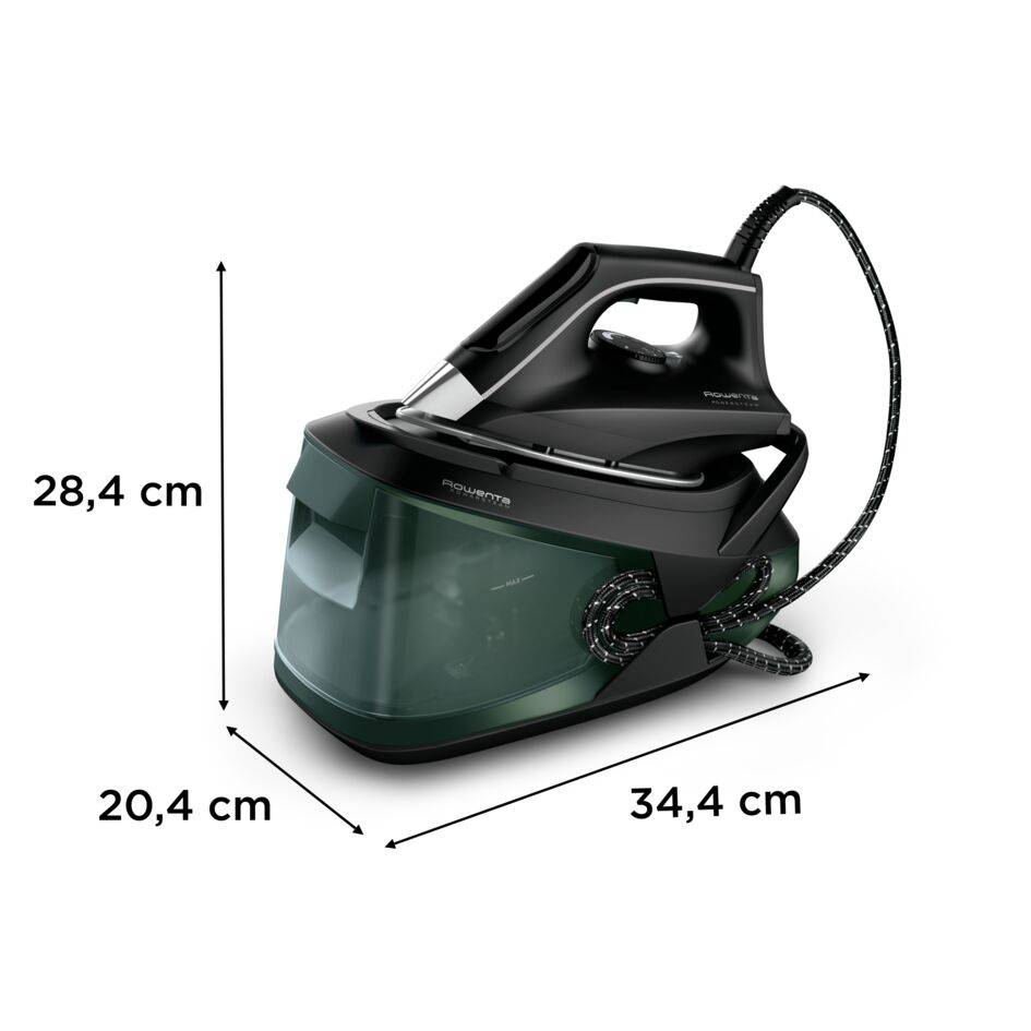 Powersteam de Rowenta, Centro de planchado de alto rendimiento, Salida de vapor continua de 120&nbsp;g/min, golpe de vapor de 350&nbsp;g/min