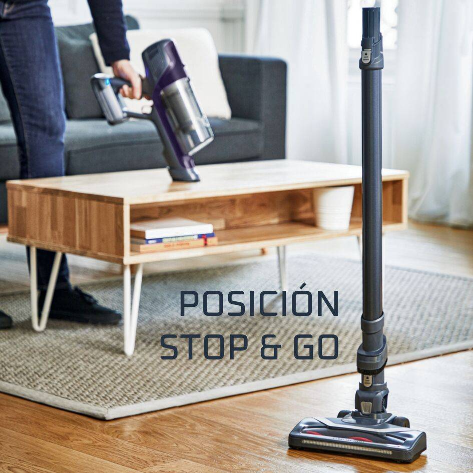 Green Force Cyclonic Effitech de Rowenta, aspiradora sin bolsa, modelo parqué, eficiencia energética, gran autonomía