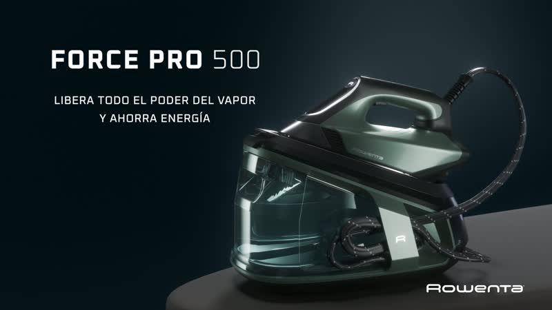 Force Pro 500 de Rowenta, Centro de planchado, golpe de vapor de 600&nbsp;g/minuto, 8 bares, tecnología Quicksteam, ahorra energía