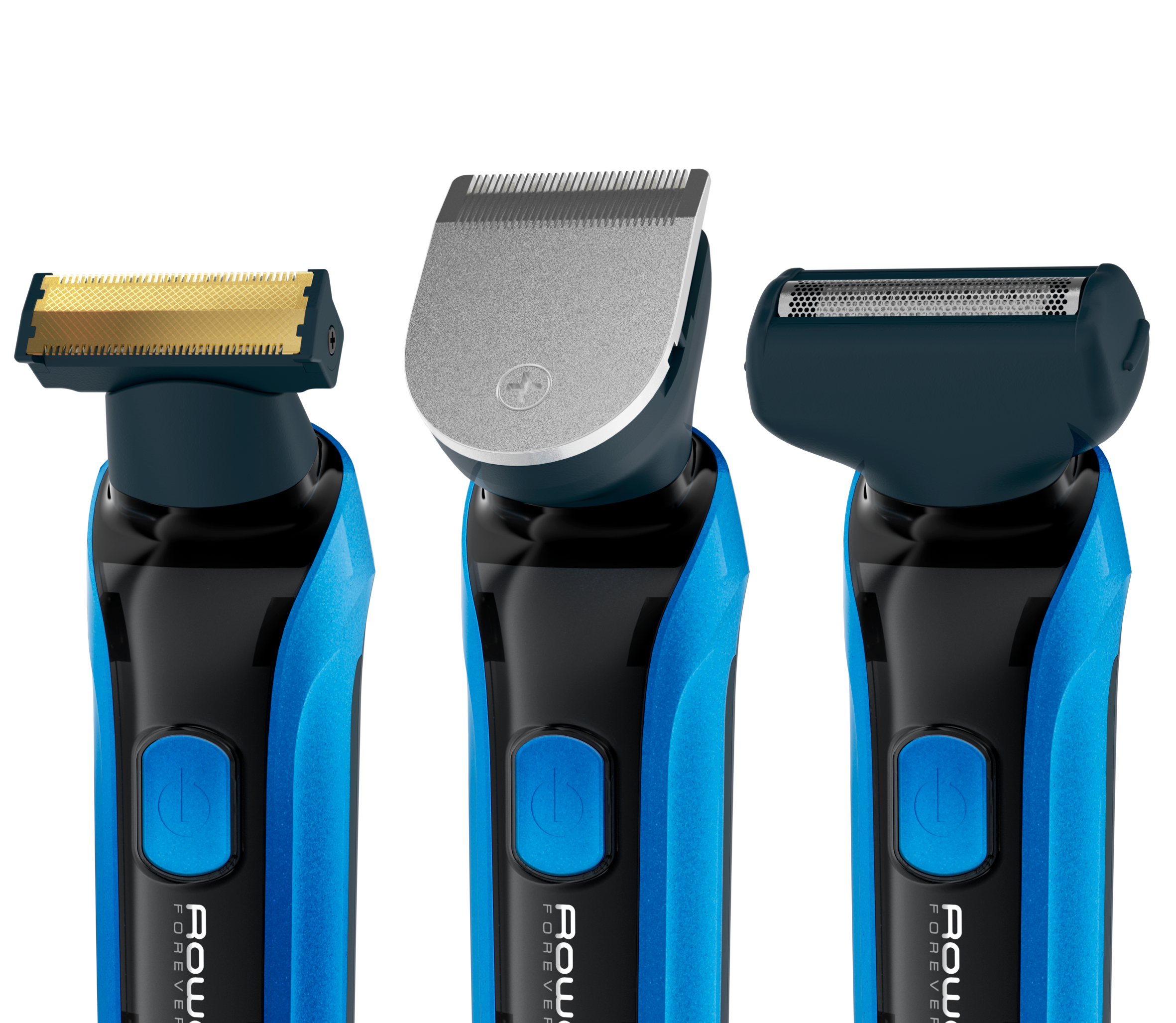Forever Sharp Ultimate, Recortadora de barba híbrida, Cuchillas de titanio, Accesorios versátiles