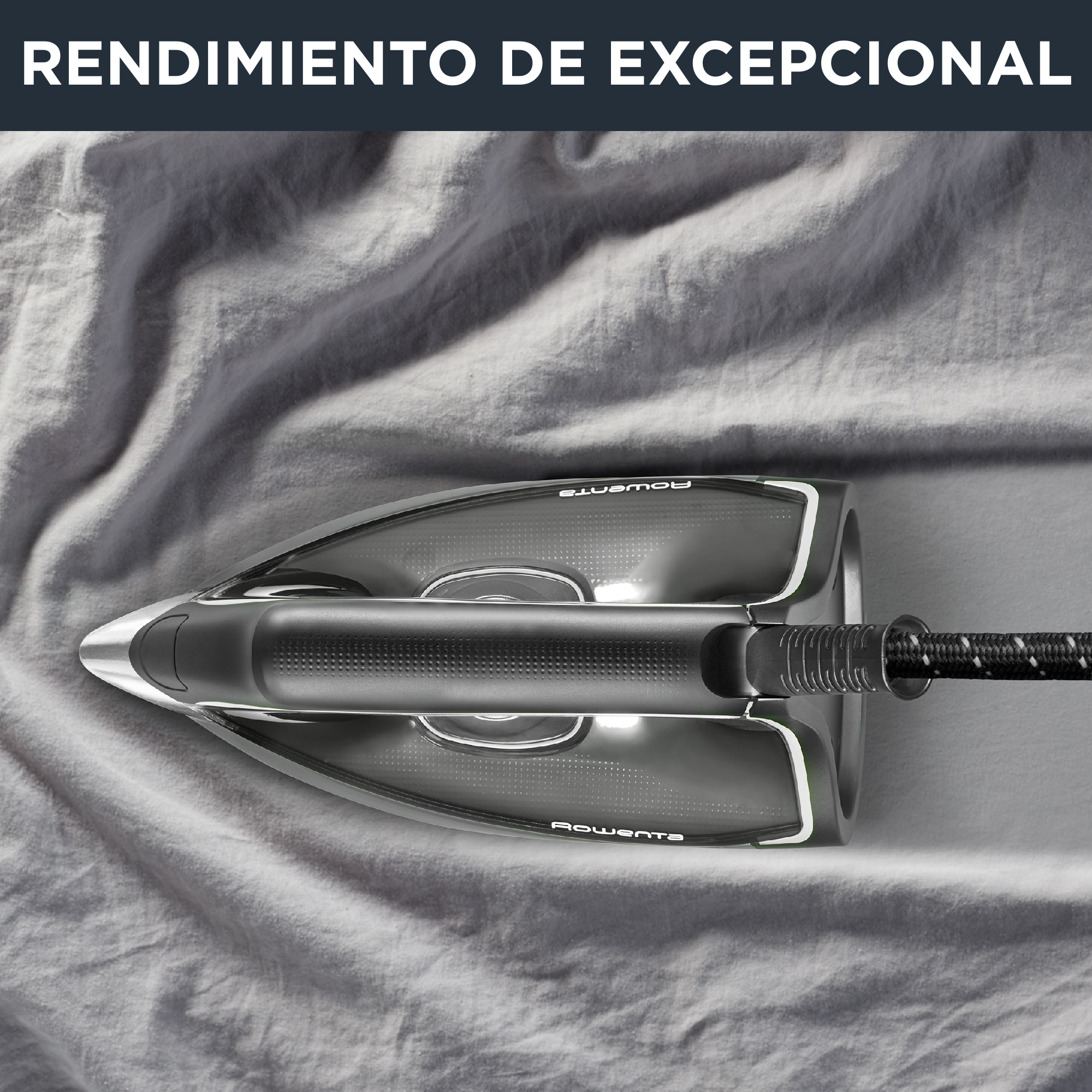 Perfect Steam Pro de Rowenta, Centro de planchado, 1,1L,  6,9 bares, Golpe de 450 g/min, Verde