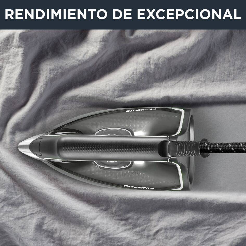 Perfect Steam Pro de Rowenta, Centro de planchado, 1,1L, 6,9 bares, Golpe de 450 g/min, Verde