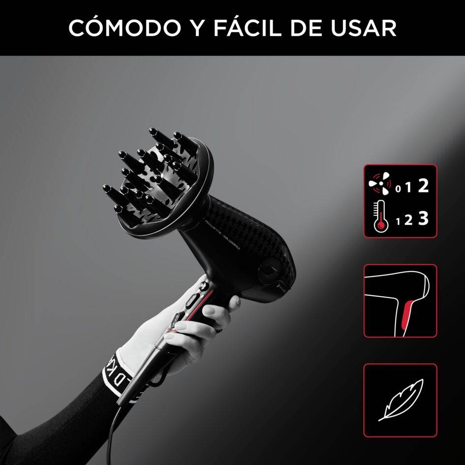 Glow addict x KARL LAGERFELD, Secador de pelo