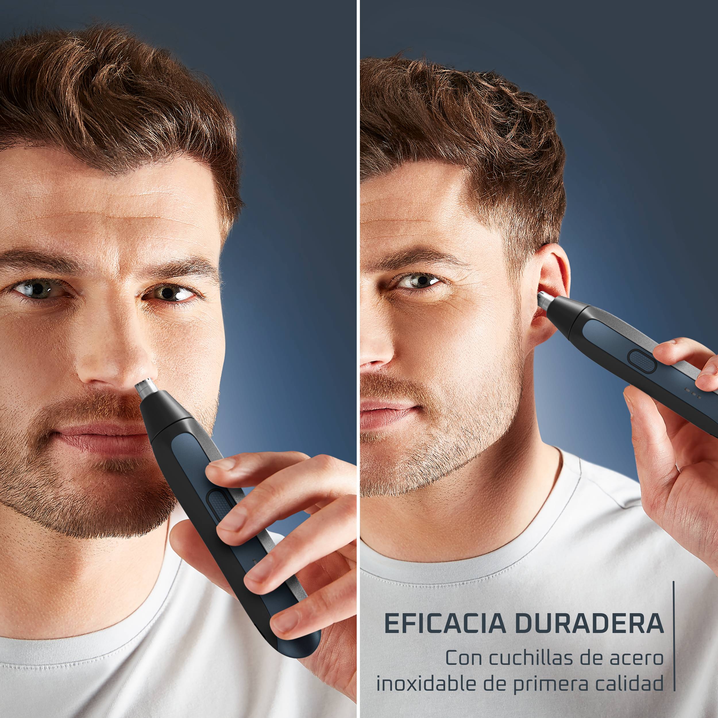 Performance de Rowenta, Cortapelos para nariz, Cuchillas de acero inoxidable, Gran autonomía 