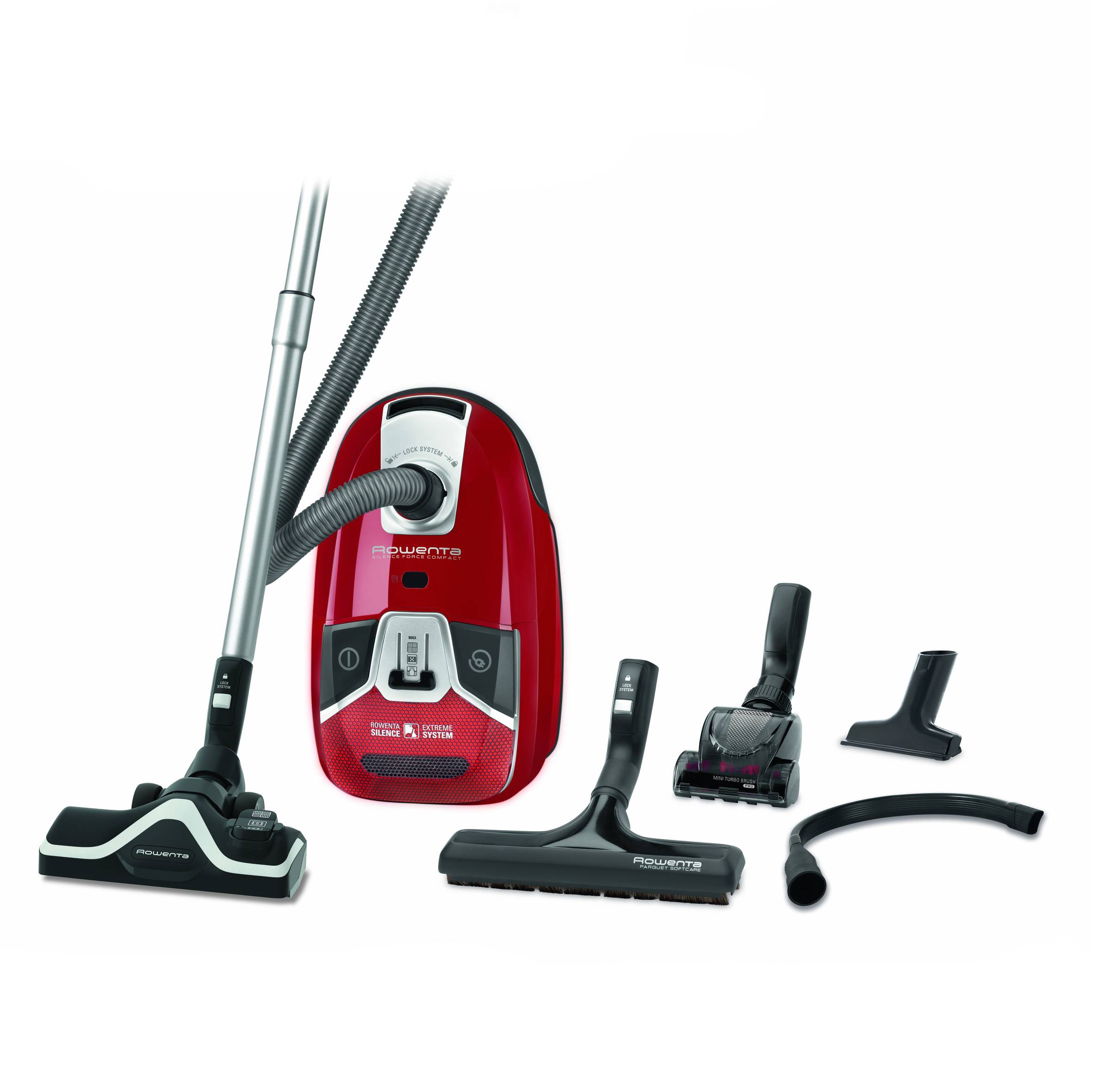 SILENCE FORCE COMPACT ROJO + 4 ACCESORIOS