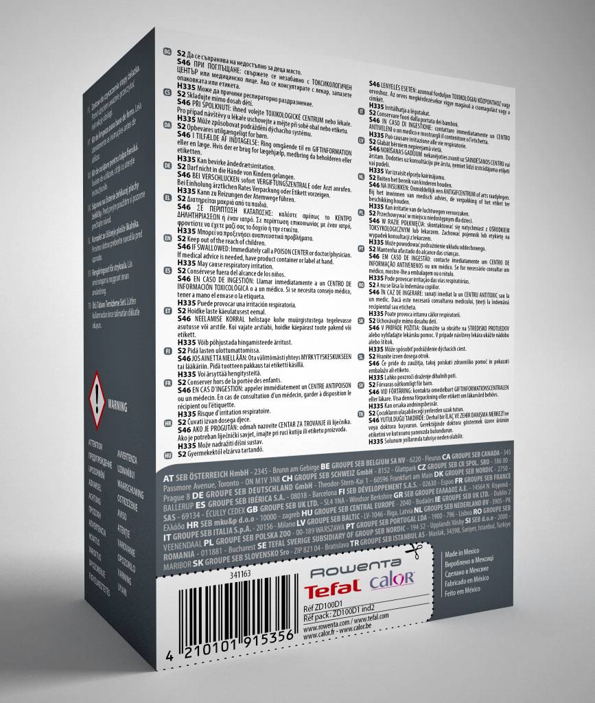 Kit limpiando plancha ZD100D1