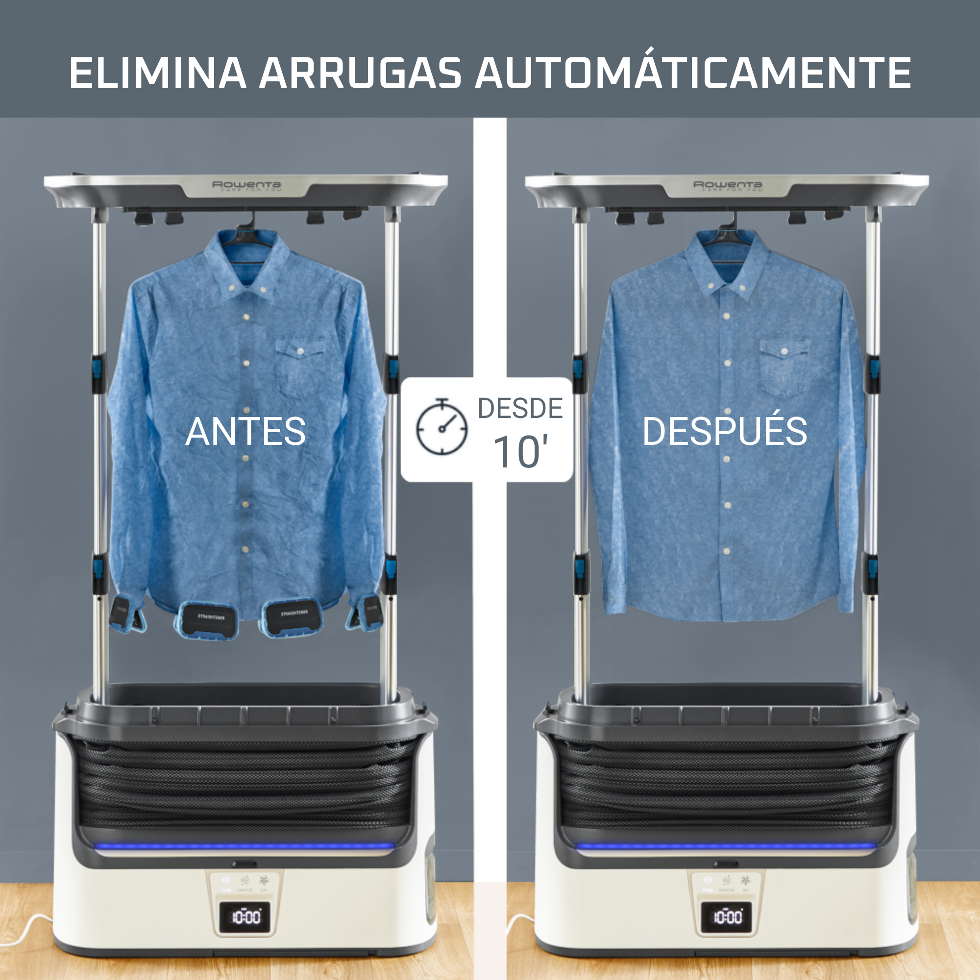 Care for you I-Blue Eco, solución de planchado automática