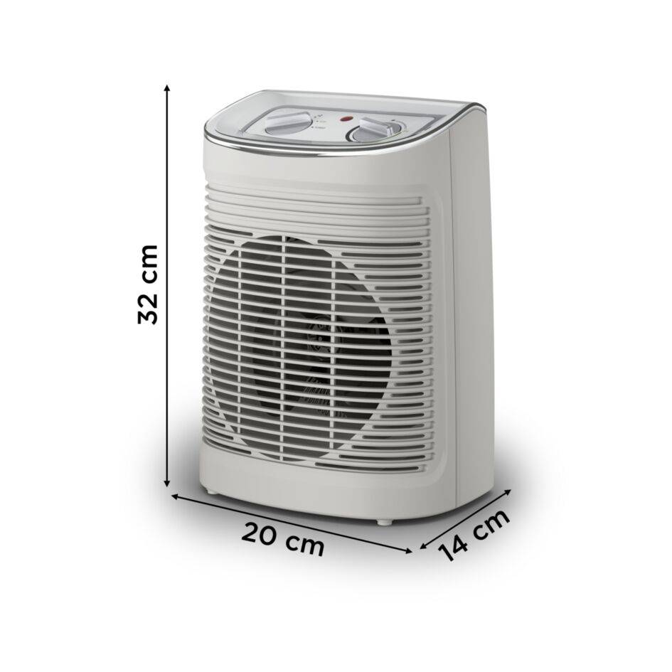 Instant Comfort Aqua, Calefactor de baño, 2400 W, gris claro