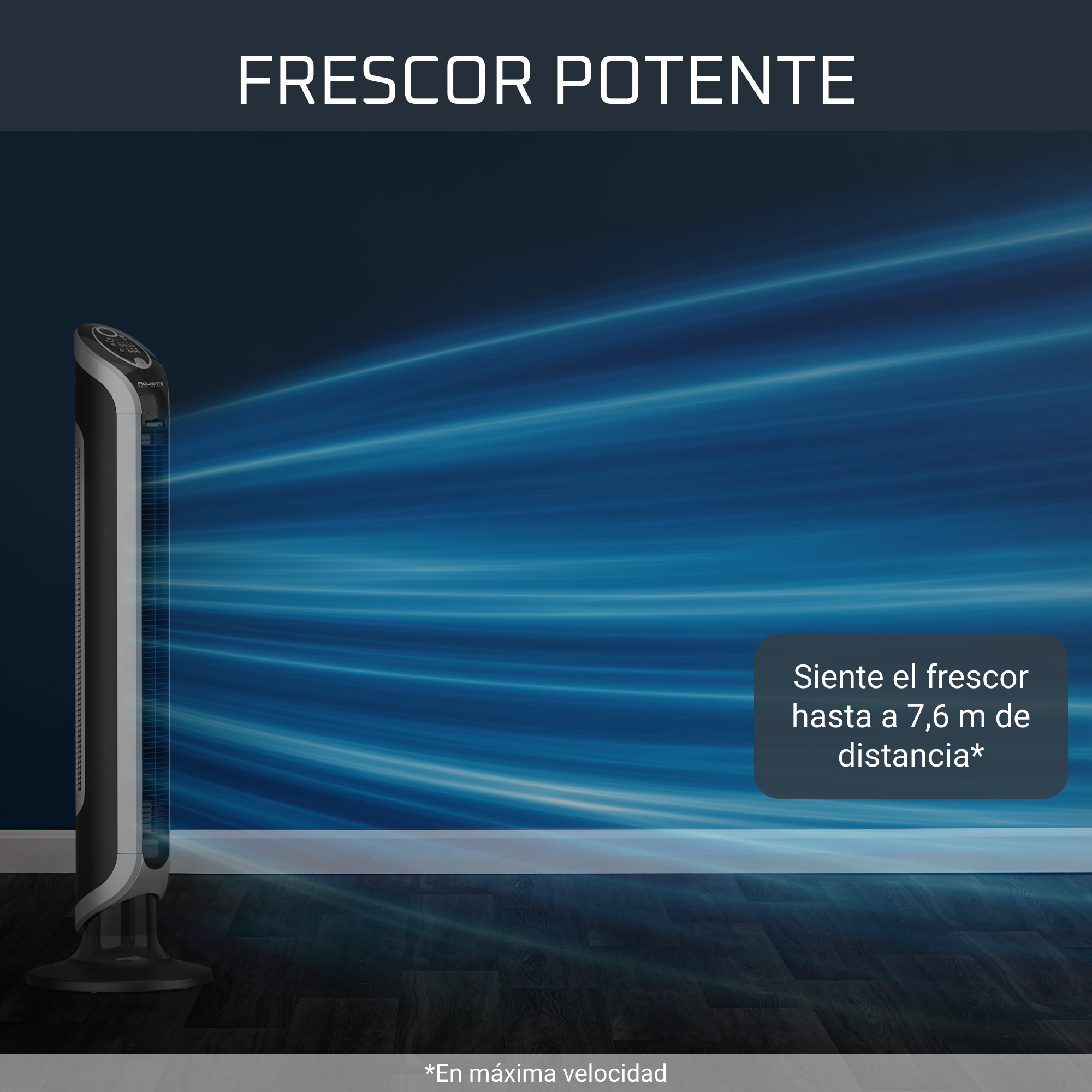 Eole Infinite, Ventilador de torre, Oscilación de 180º, Mando a distancia