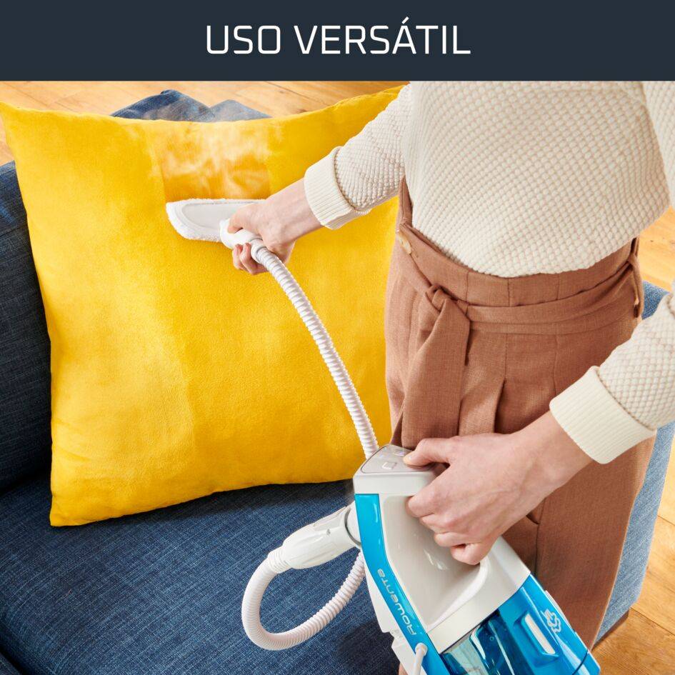 Clean & Steam 3 en 1, Aspiradora con limpieza a vapor, Desmontable, Accesorios versátiles